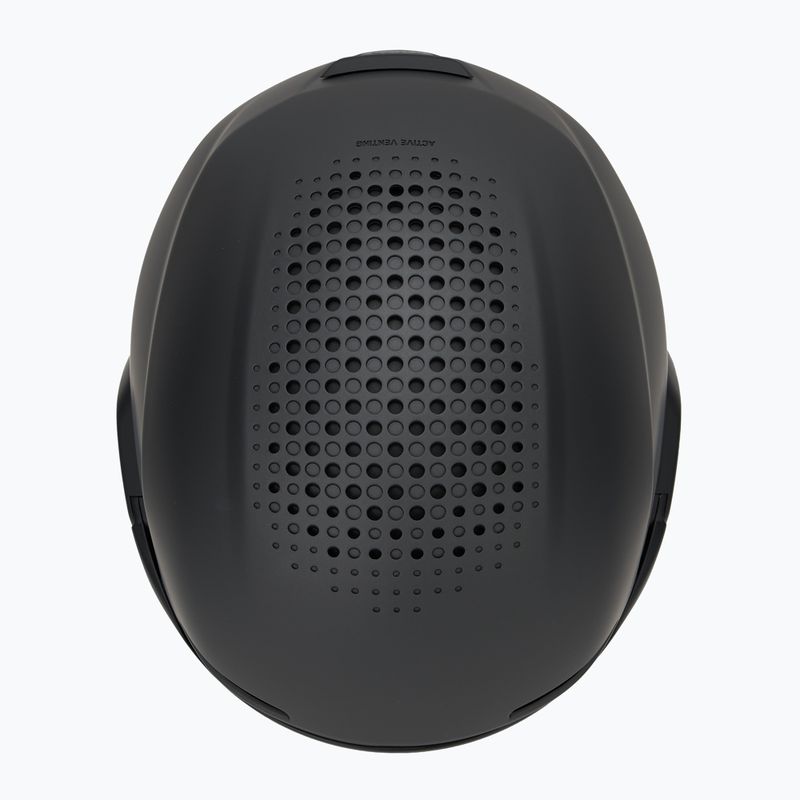 Cască de schi pentru copii UVEX Viti Set + ochelari Speedy Pro black matt/mirror green/yellow/clear 6