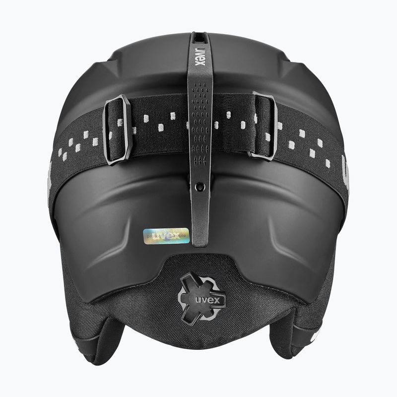 Cască de schi pentru copii UVEX Viti Set + ochelari Speedy Pro black matt/mirror green/yellow/clear 3