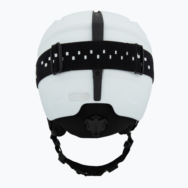 Cască de schi pentru copii UVEX Viti Set + ochelari Speedy Pro white matt/mirror silver/green/clear 4