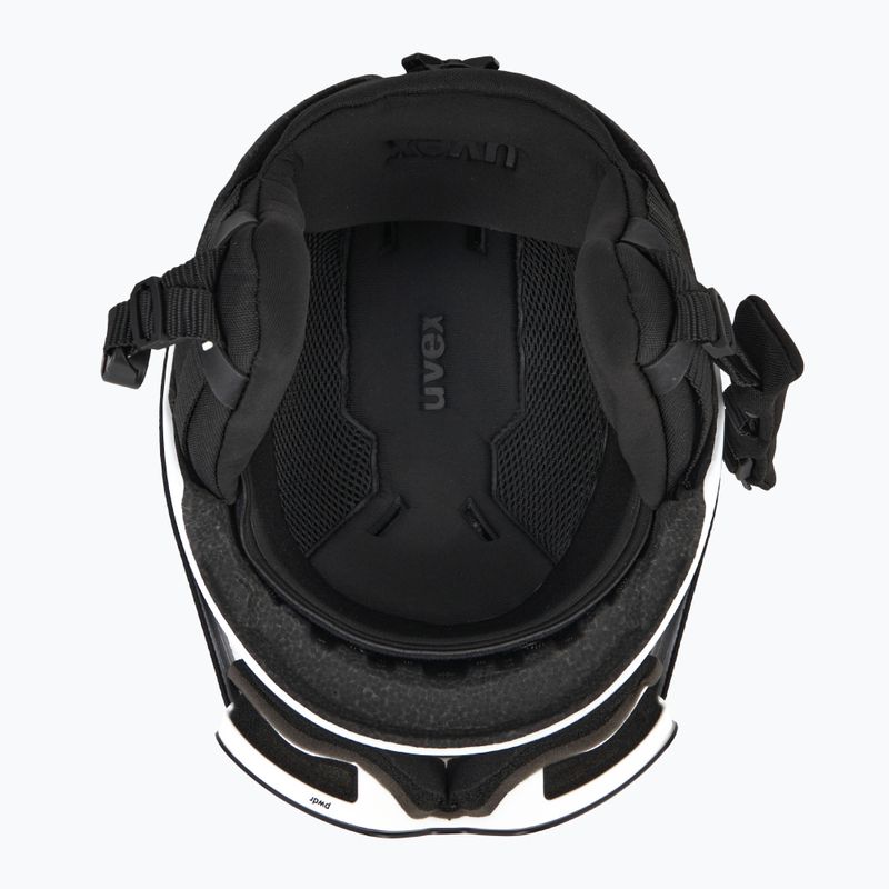 Cască de schi pentru copii UVEX Viti Set + ochelari Speedy Pro white matt/mirror silver/green/clear 5