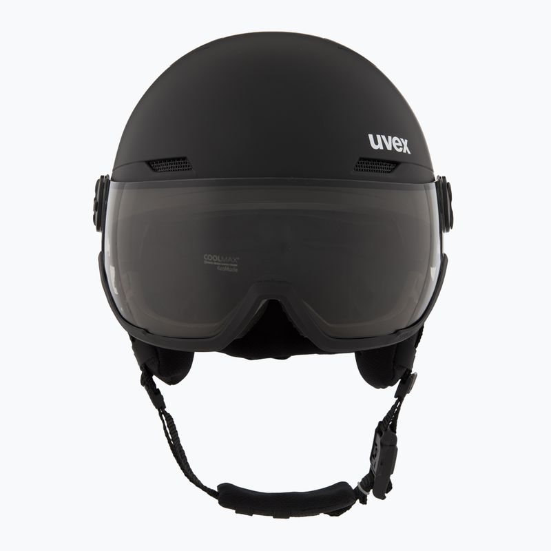 Cască de schi UVEX Wanted Visor Pro V black matte 2