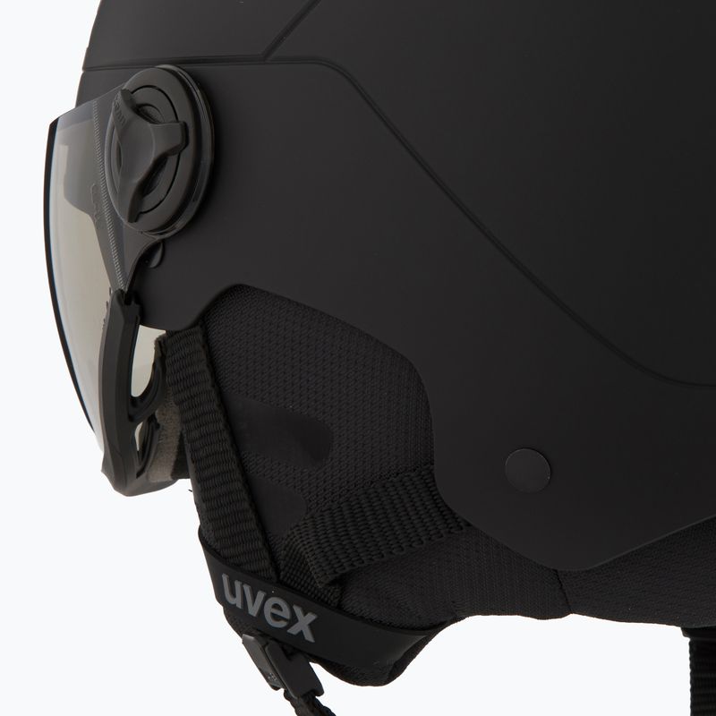 Cască de schi UVEX Wanted Visor Pro V black matte 8