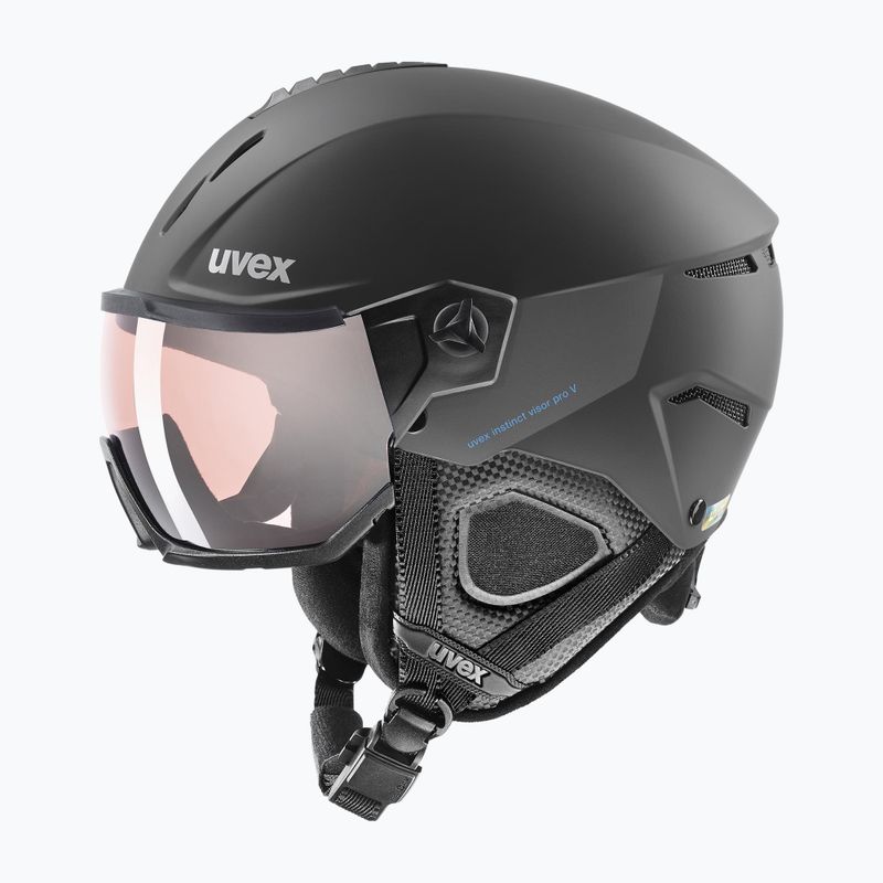 Cască de schi UVEX Wanted Visor Pro V black matte