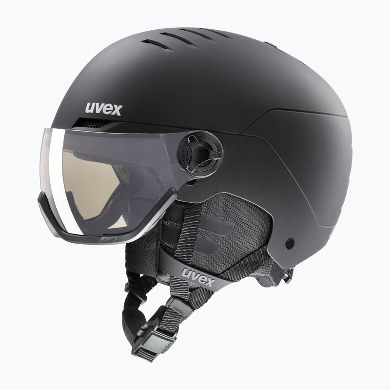 Cască de schi UVEX Wanted Visor Pro V black matte