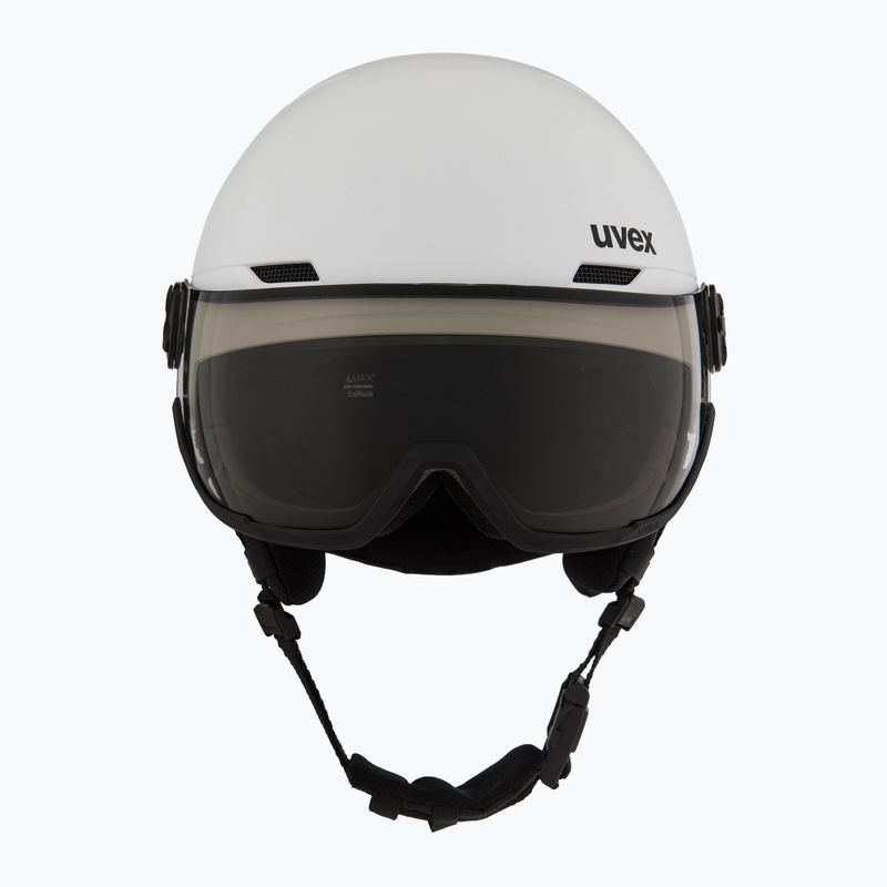 Cască de schi UVEX Wanted Visor Pro V white matt 2