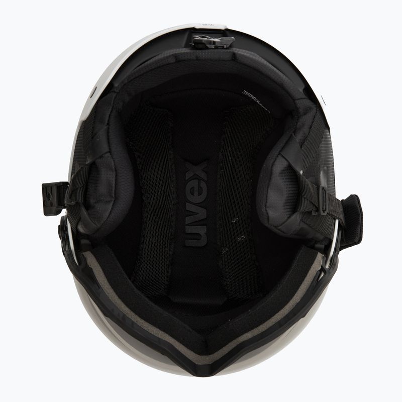 Cască de schi UVEX Wanted Visor Pro V white matt 5