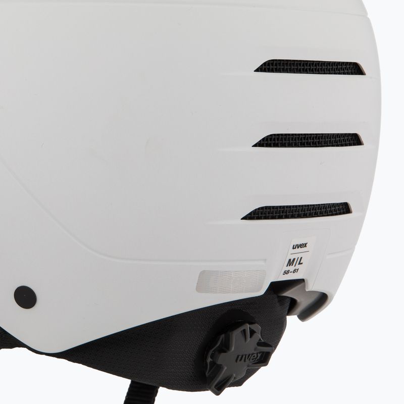 Cască de schi UVEX Wanted Visor Pro V white matt 7