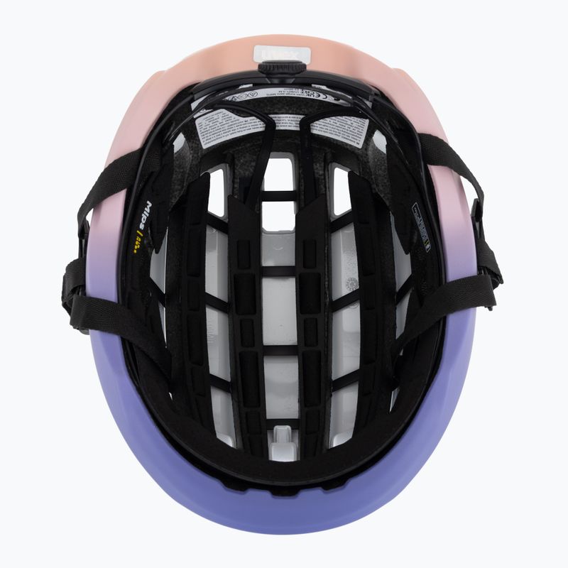 Cască de bicicletă UVEX Surge Aero MIPS white/lilac apricot matt 5