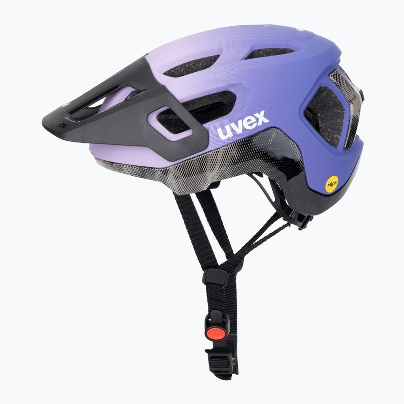 Cască de bicicletă UVEX React MIPS lilac/oak matt 3