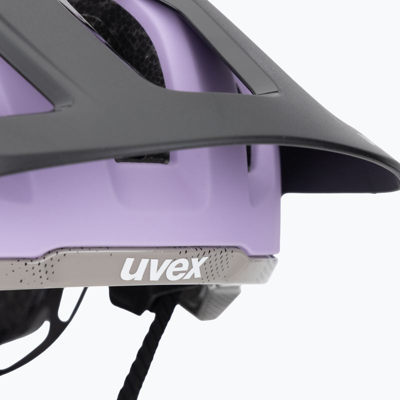 Cască de bicicletă UVEX React MIPS lilac/oak matt 7