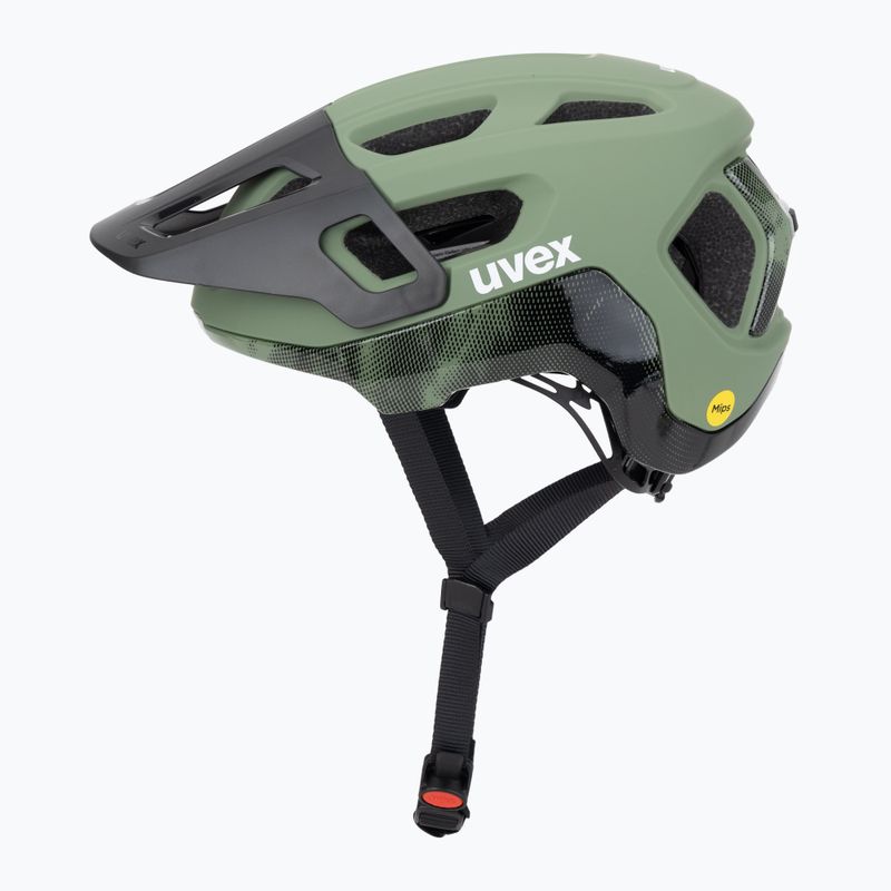Cască de bicicletă UVEX React MIPS moss green/black matt 3