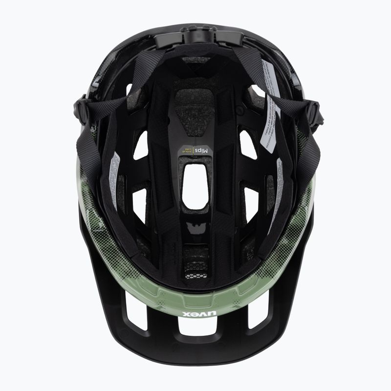 Cască de bicicletă UVEX React MIPS moss green/black matt 5