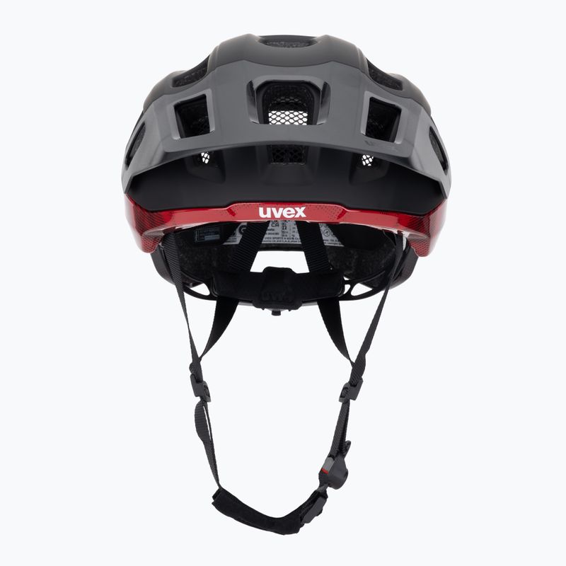 Cască de bicicletă UVEX React MIPS black/ruby red matt 2