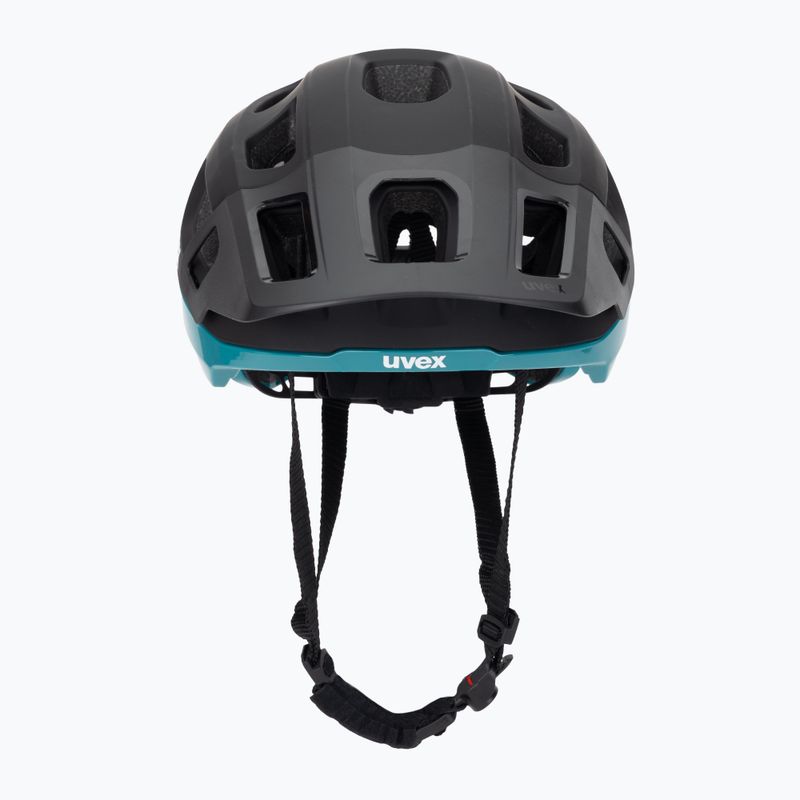 Cască de bicicletă UVEX React black/teal matt 2