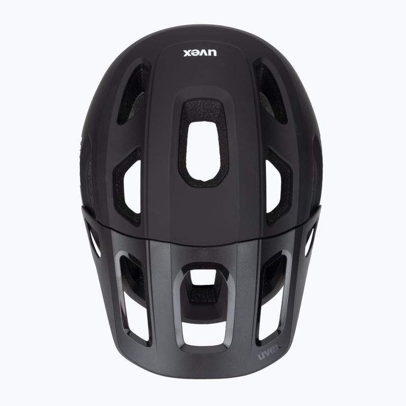 Cască de bicicletă UVEX React black/teal matt 6