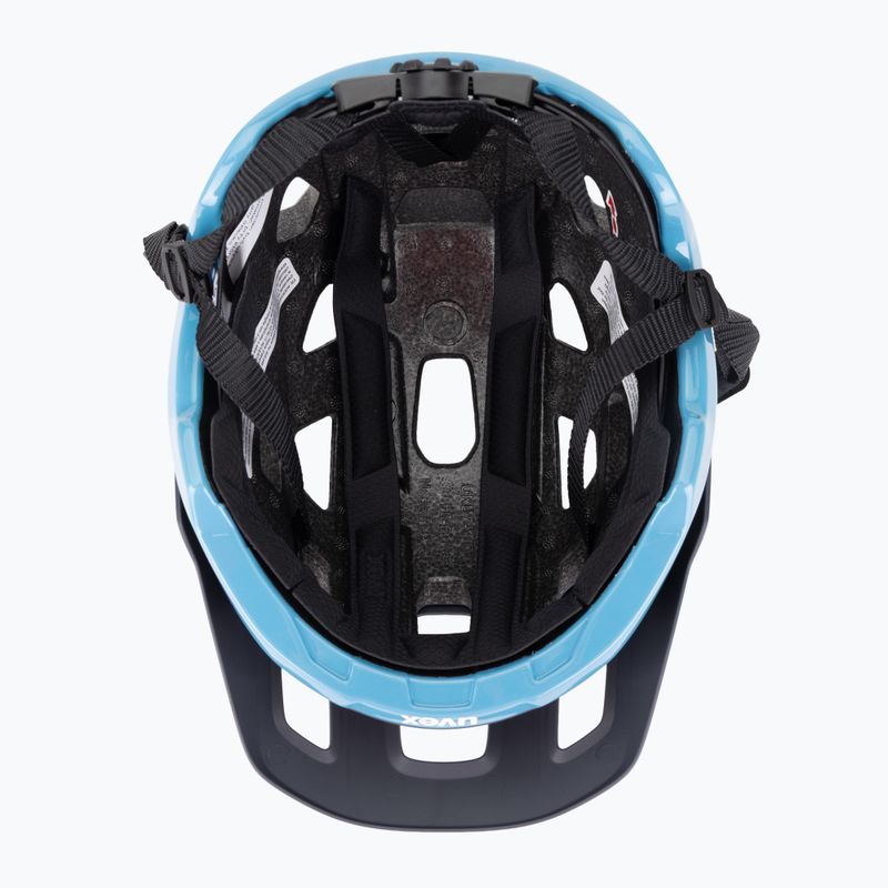 Cască de bicicletă UVEX React deep space/azure matt 5