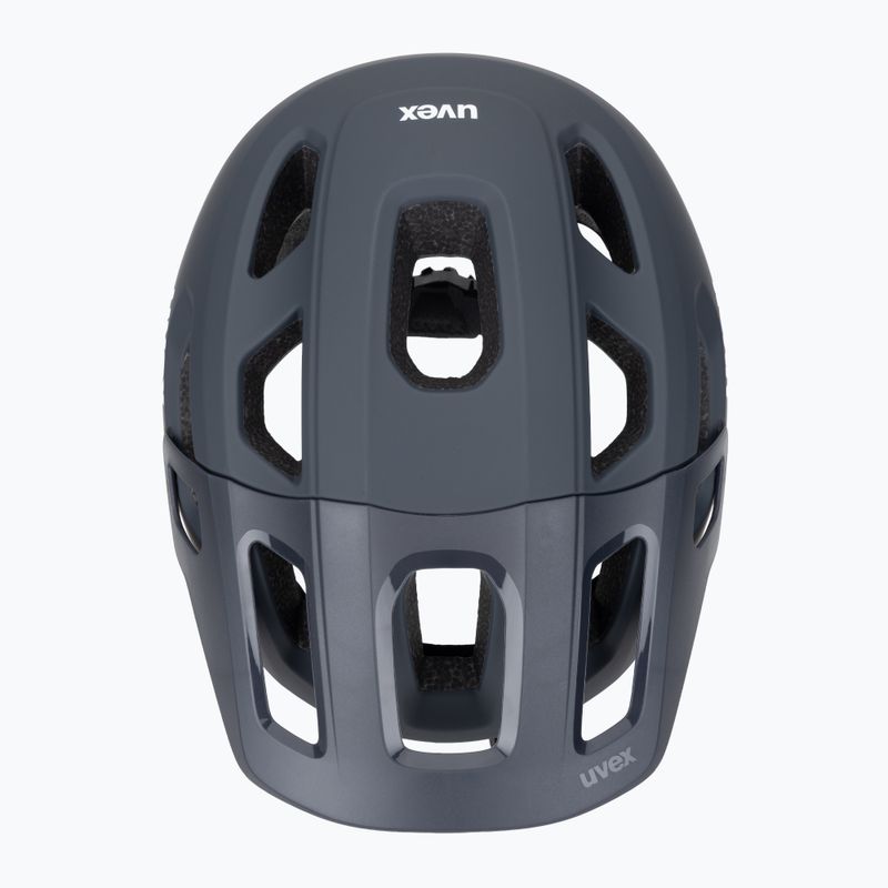 Cască de bicicletă UVEX React deep space/azure matt 6
