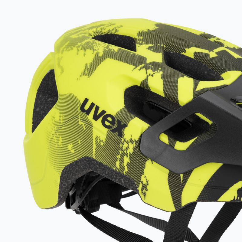 Cască de bicicletă pentru copii UVEX React MIPS Jr lime/black 7