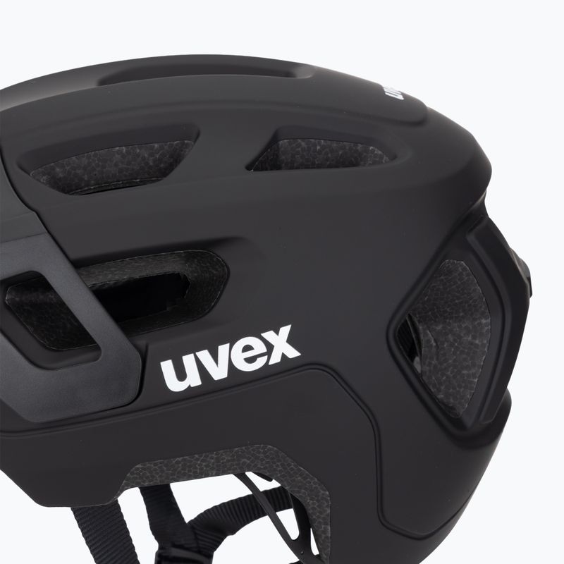 Cască de ciclism pentru copii UVEX React Jr black matte 7