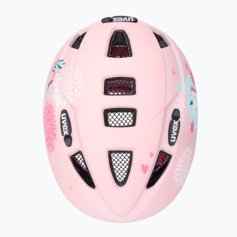 Cască de bicicletă pentru copii UVEX Kid 2 CC pink unicorn matt 6
