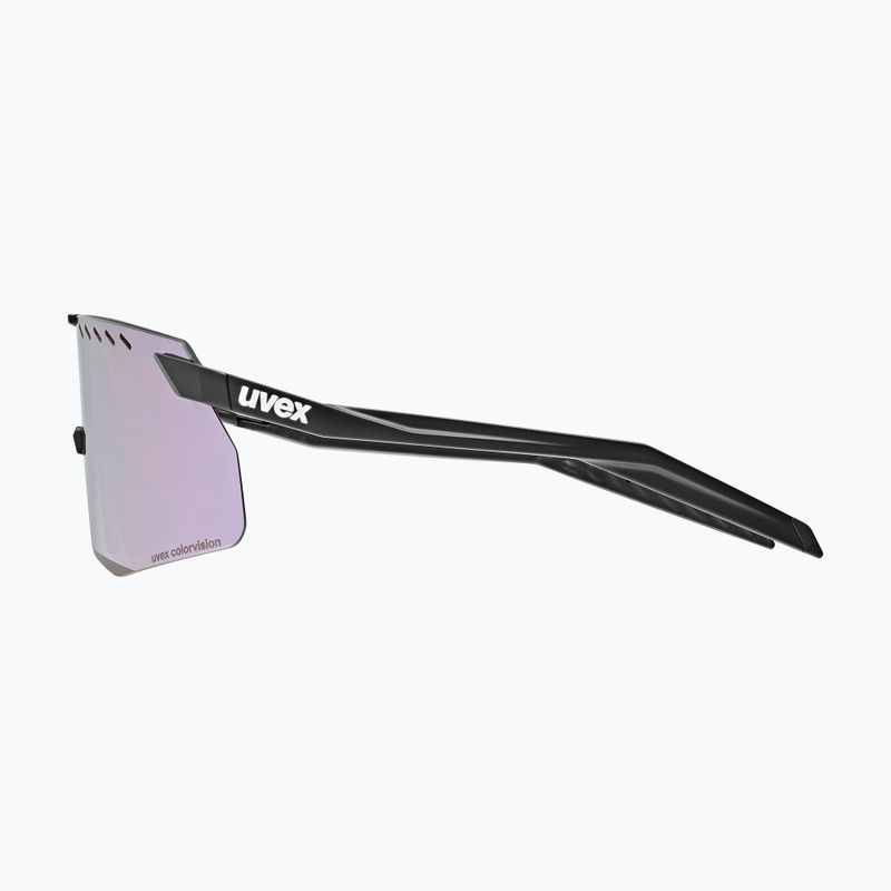 Ochelari de soare UVEX Pace Stage Small CV black matt/mirror pink 5