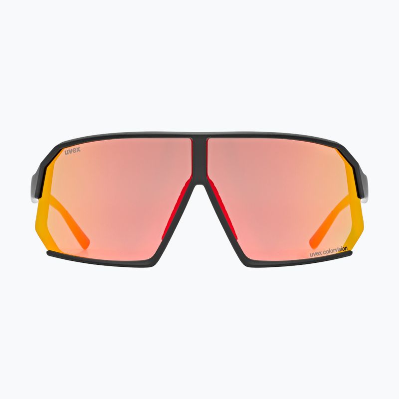 Ochelari de soare UVEX Sportstyle 237 CV black matt/mirror blue 2