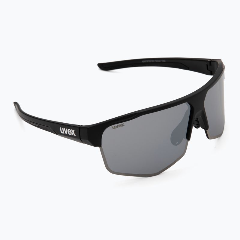 Ochelari de soare UVEX Axos Set black matt/mirror silver/clear 2