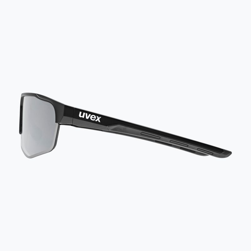 Ochelari de soare UVEX Axos Set black matt/mirror silver/clear 7