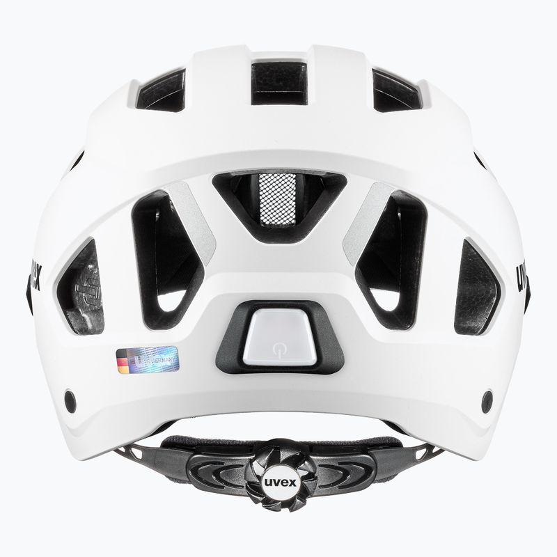 Cască de bicicletă UVEX Stride Visor white matt/litemirror silver 4