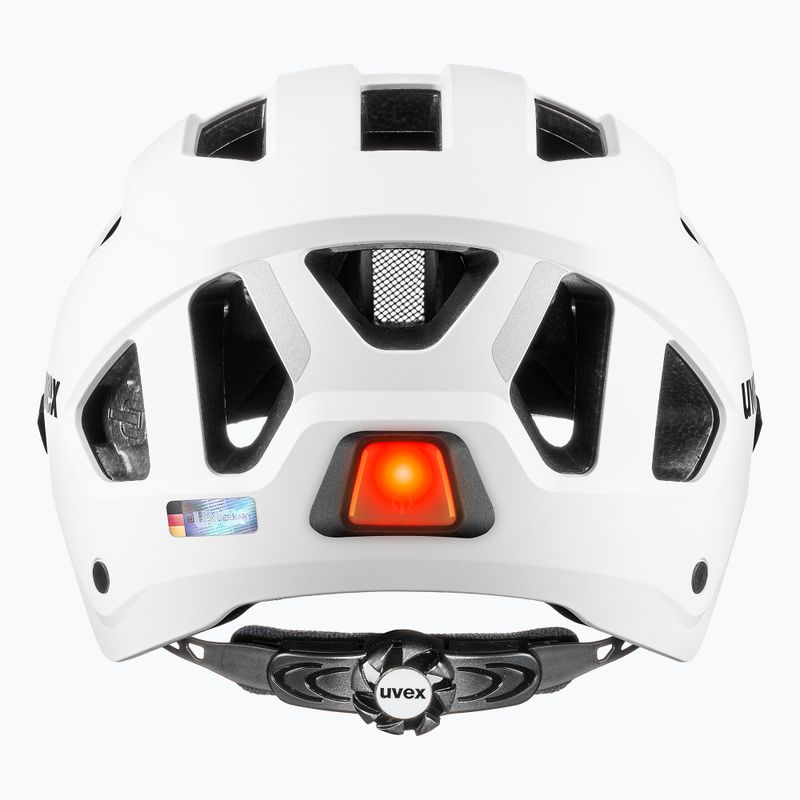 Cască de bicicletă UVEX Stride Visor white matt/litemirror silver 5