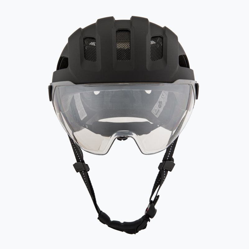 Cască de bicicletă UVEX Stride Visor black matt/litemirror silver 2