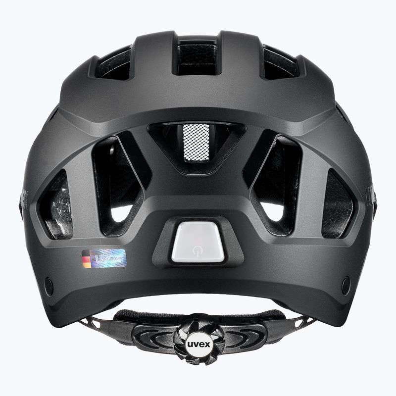 Cască de bicicletă UVEX Stride Visor black matt/litemirror silver 4