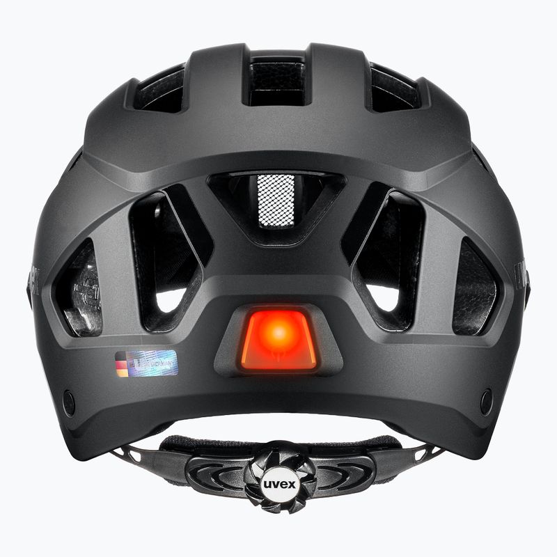 Cască de bicicletă UVEX Stride Visor black matt/litemirror silver 5