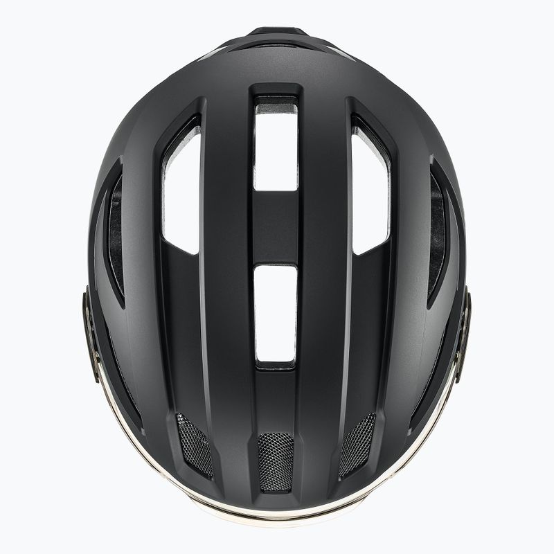 Cască de bicicletă UVEX Stride Visor black matt/litemirror silver 6