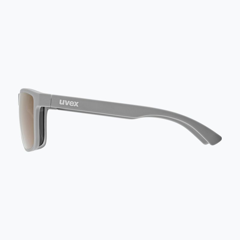Ochelari de soare pentru copii UVEX Rookie Jr grey matt/mirror blue 5