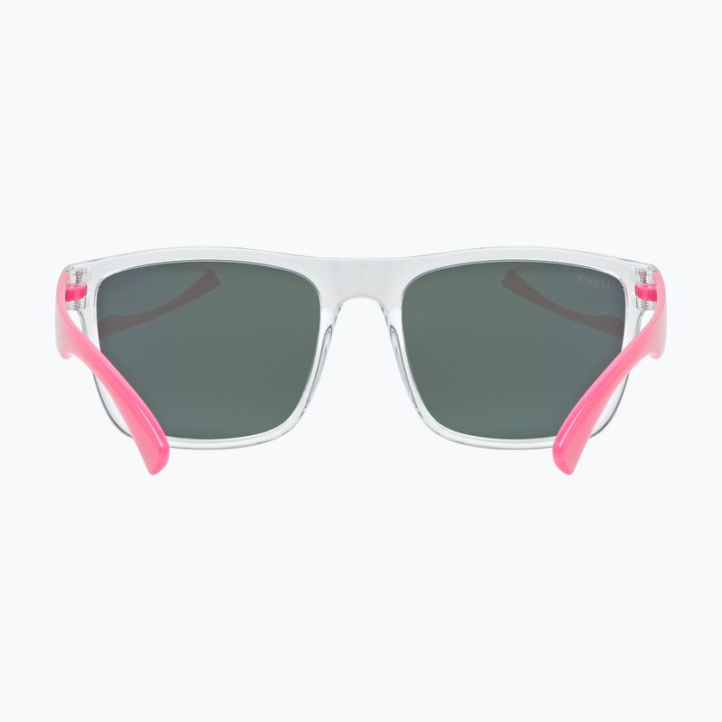 Ochelari de soare pentru copii UVEX Rookie Jr clear pink/mirror pink 3