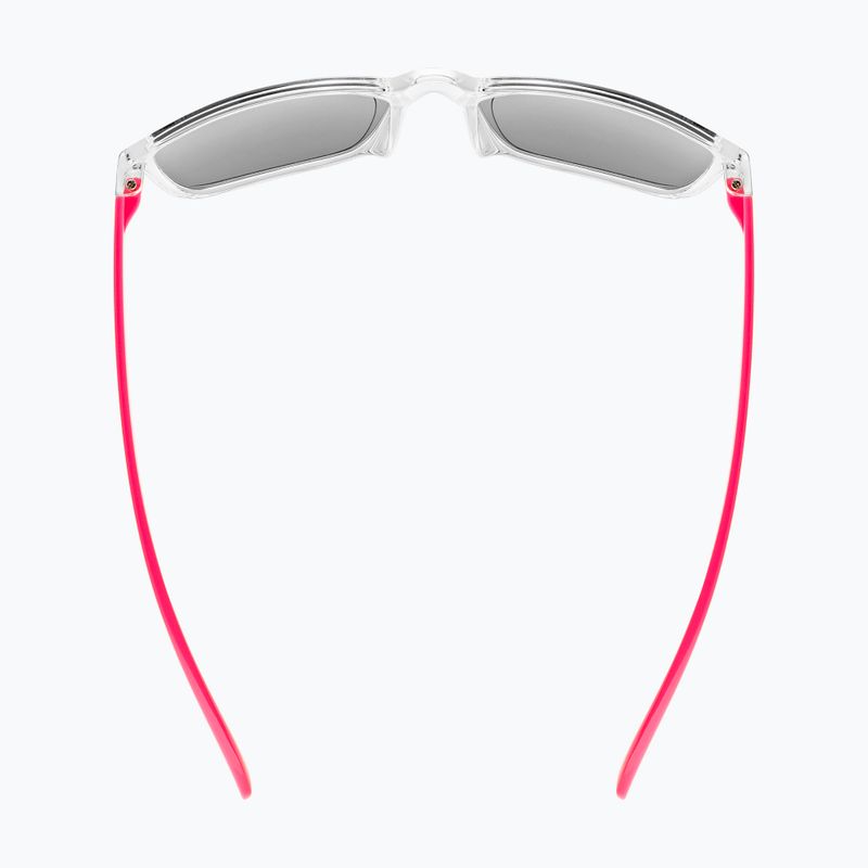 Ochelari de soare pentru copii UVEX Rookie Jr clear pink/mirror pink 4