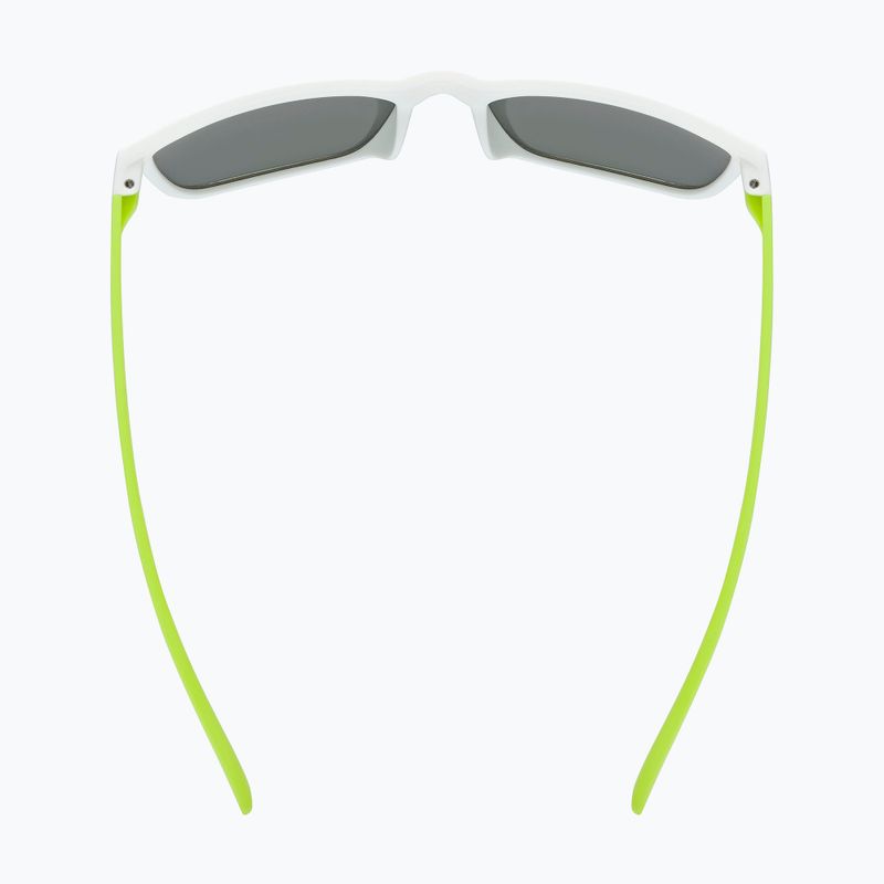 Ochelari de soare pentru copii UVEX Rookie Jr white lime m./mirror green 4