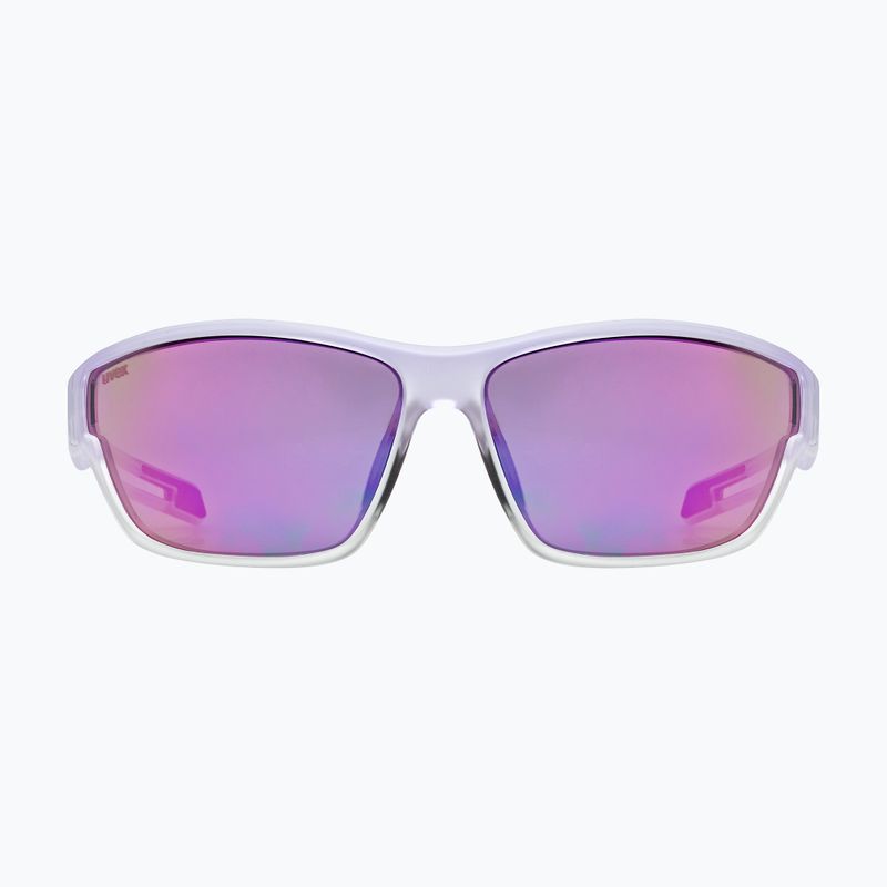 Ochelari de soare UVEX Sportstyle 806 purple fade/mirror purple 2
