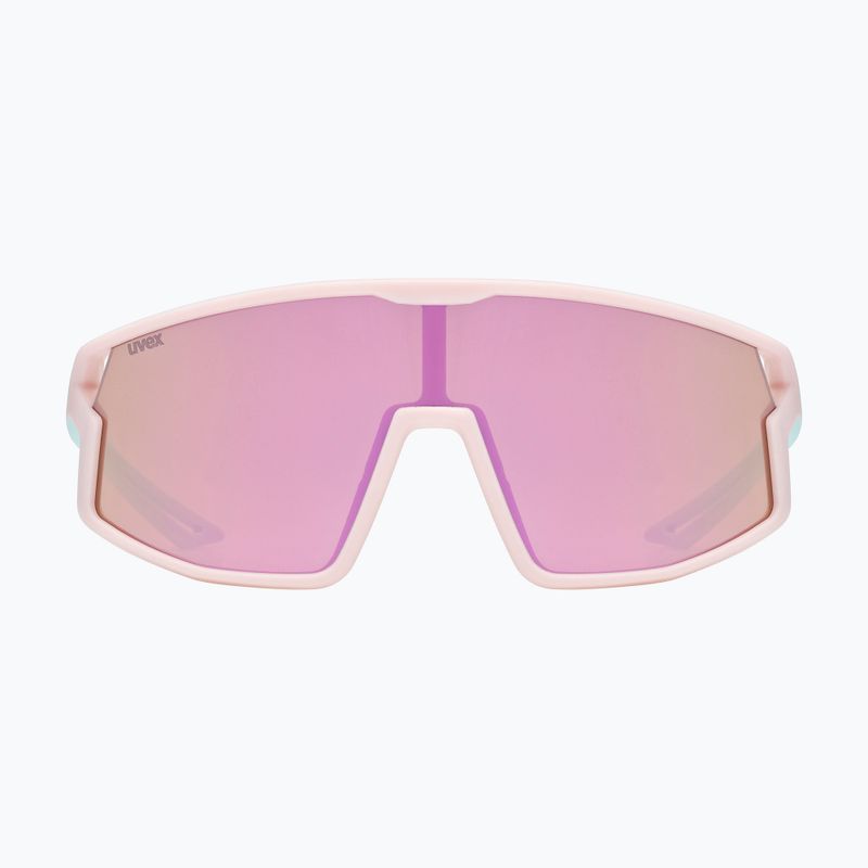 Ochelari de soare pentru copii UVEX Skyryse Jr pink/green matt/mirror pink 2