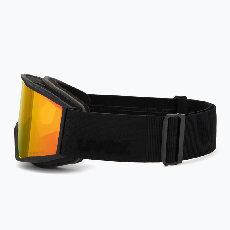 Ochelari de schi UVEX Blast CV black matt/mirror rainbow 4