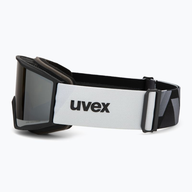 Ochelari de schi UVEX Blast CV black matt/mirror silver 4