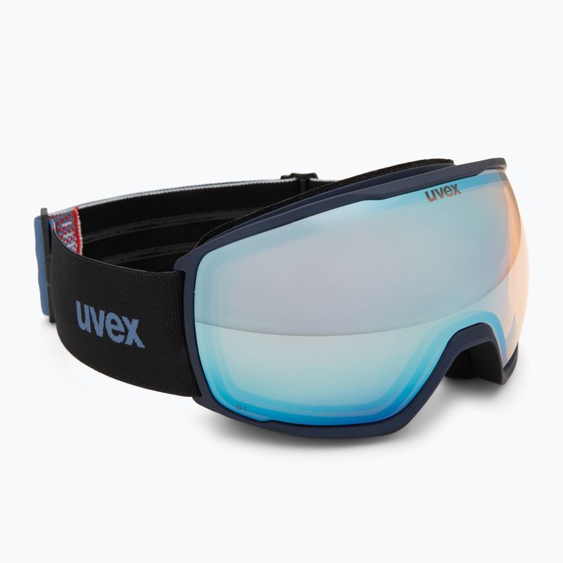 Ochelari de schi UVEX Victorious FM dust blue matt/mirror sapphire