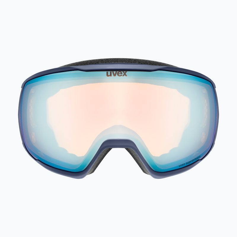 Ochelari de schi UVEX Victorious FM dust blue matt/mirror sapphire 6