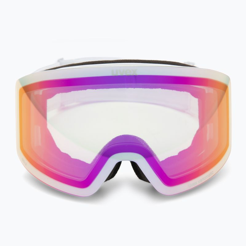Ochelari de schi UVEX Provoqe V white matt/vario pink mirror 2