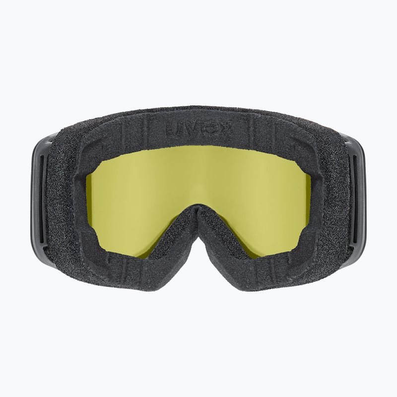 Ochelari de schi pentru copii UVEX Pwdr FM black matt/mirror ruby/green/clear 3