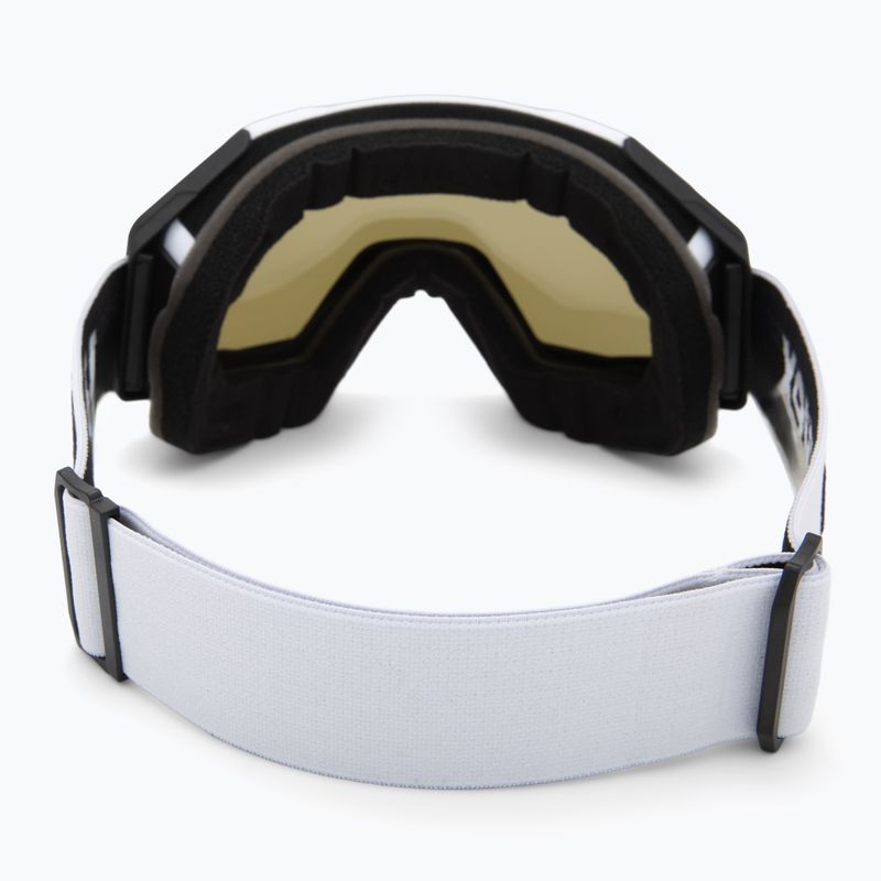 Ochelari de schi UVEX Gravity FM white matt/mirror silver/green/clear 3