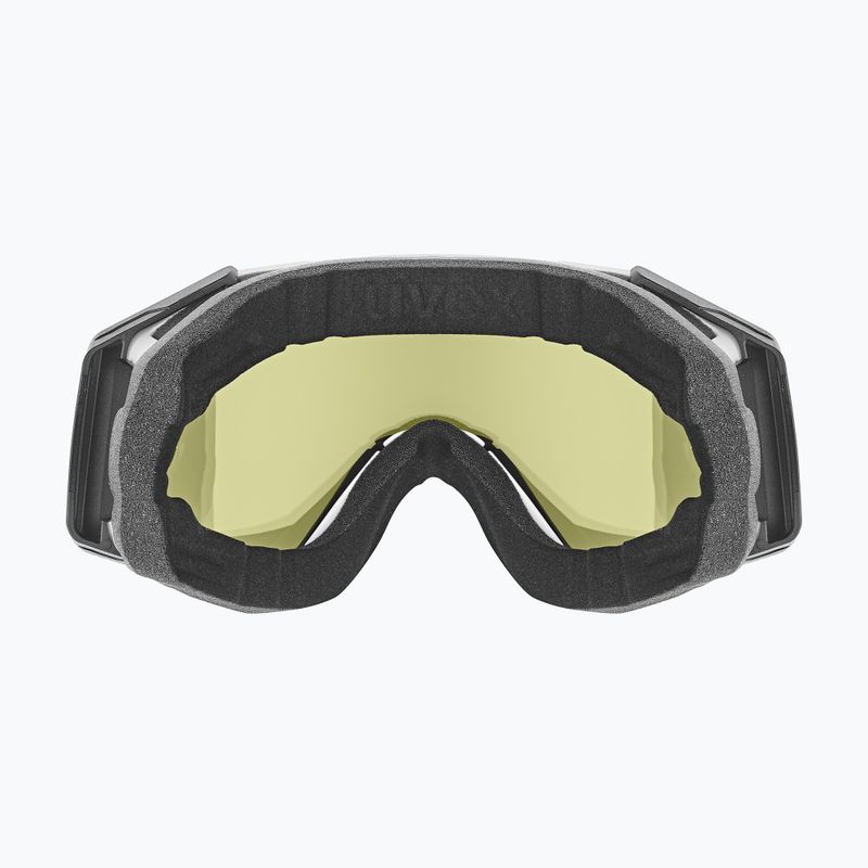 Ochelari de schi UVEX Gravity FM white matt/mirror silver/green/clear 3