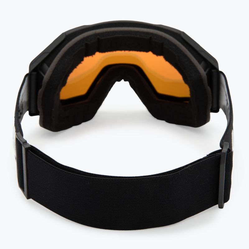 Ochelari de schi UVEX Gravity FM black matt/mirror red/orange/clear 3