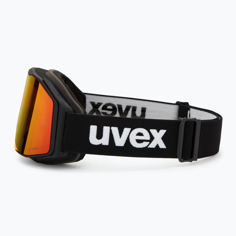 Ochelari de schi UVEX Gravity FM black matt/mirror red/orange/clear 4